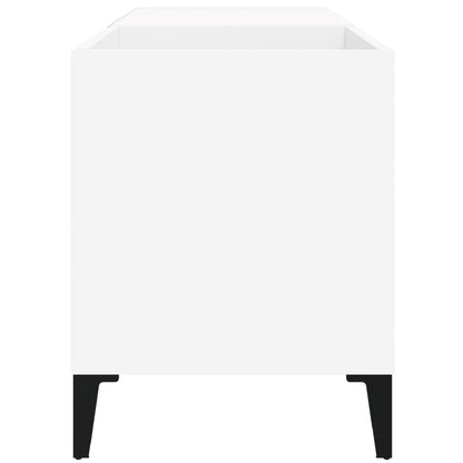 Platenkast 84,5X38X48 Cm Bewerkt Hout 84.5 x 38 x 48 cm Wit