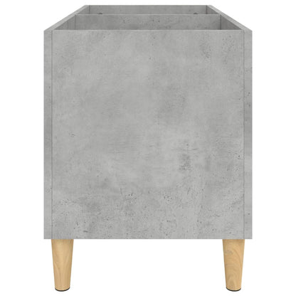 Platenkast 74,5X38X48 Cm Bewerkt Hout Betongrijs
