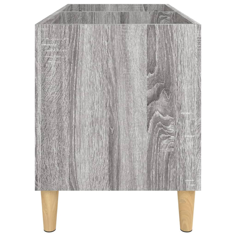 Platenkast 74,5X38X48 Cm Bewerkt Hout Grijs Sonoma Eikenkleurig