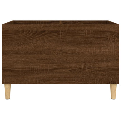 Platenkast 74,5X38X48 Cm Bewerkt Hout Bruin Eikenkleur