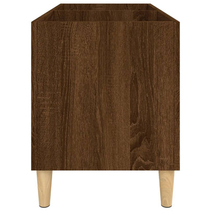 Platenkast 74,5X38X48 Cm Bewerkt Hout Bruin Eikenkleur
