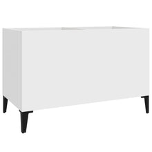 Platenkast 74,5X38X48 Cm Bewerkt Hout Wit