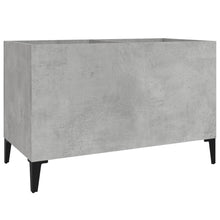 Platenkast 74,5X38X48 Cm Bewerkt Hout Betongrijs