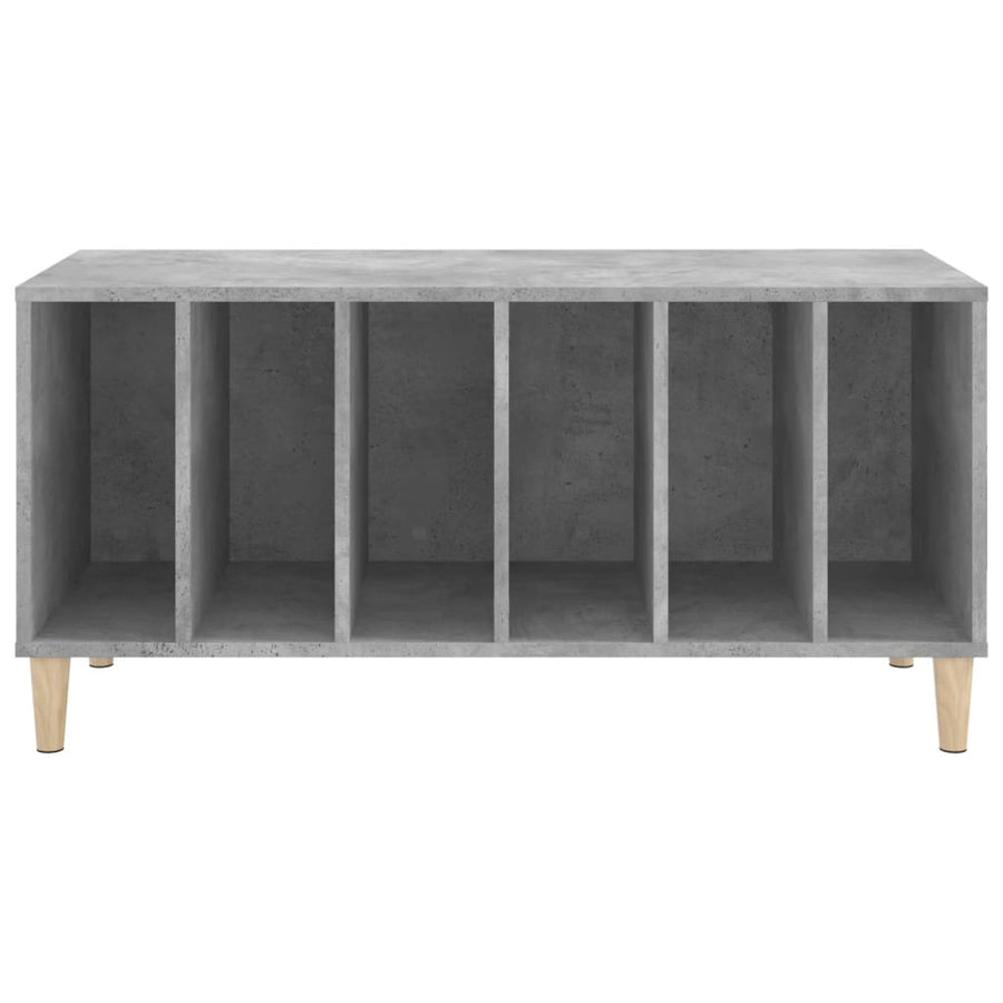 Platenkast 100X38X48 Cm Bewerkt Hout Betongrijs