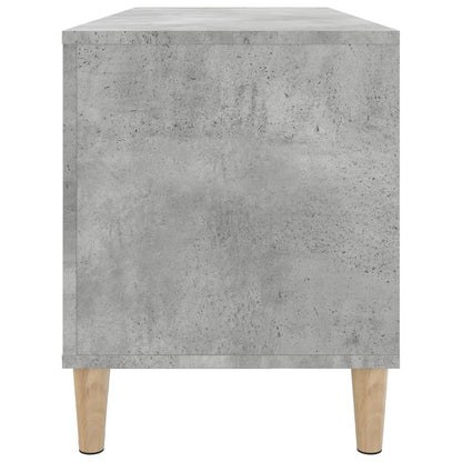 Platenkast 100X38X48 Cm Bewerkt Hout Betongrijs