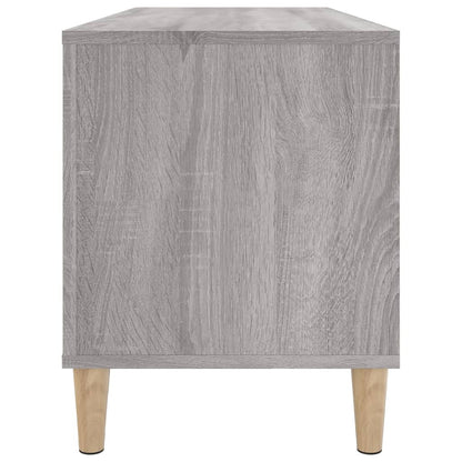 Platenkast 100X38X48 Cm Bewerkt Hout Grijs Sonoma Eikenkleurig