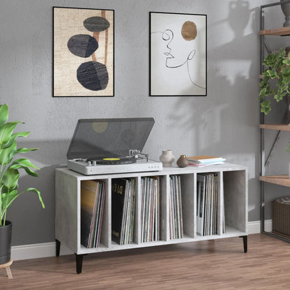 Platenkast 100X38X48 Cm Bewerkt Hout Gerookt Eikenkleurig