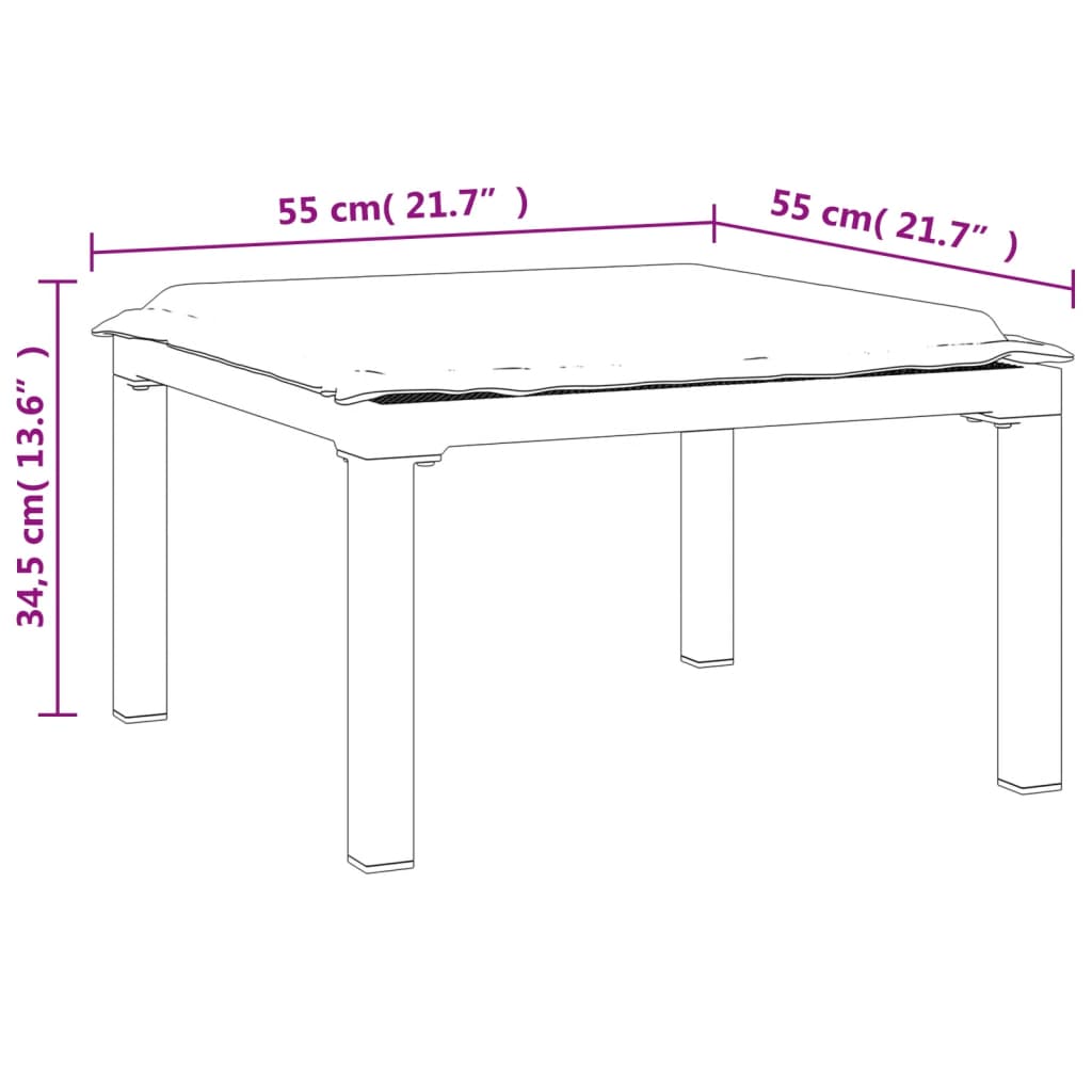 3-Delige Loungeset Met Kussens Poly Rattan Zwart En Grijs hoek + midden + voetensteun
