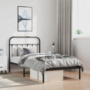 Bedframe metaal 100x200 cm zwart