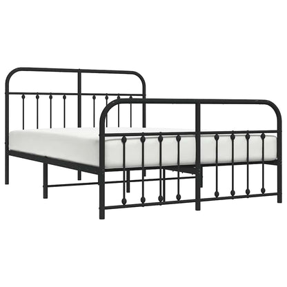 Bedframe Met Hoofd- En Voeteneinde Metaal 135 x 190 cm