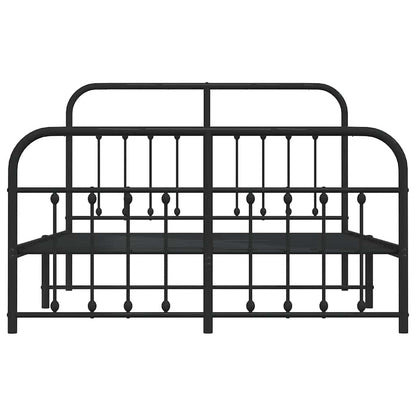 Bedframe Met Hoofd- En Voeteneinde Metaal 135 x 190 cm