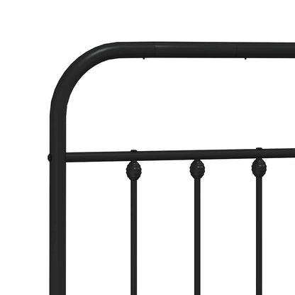 Bedframe Met Hoofd- En Voeteneinde Metaal 135 x 190 cm