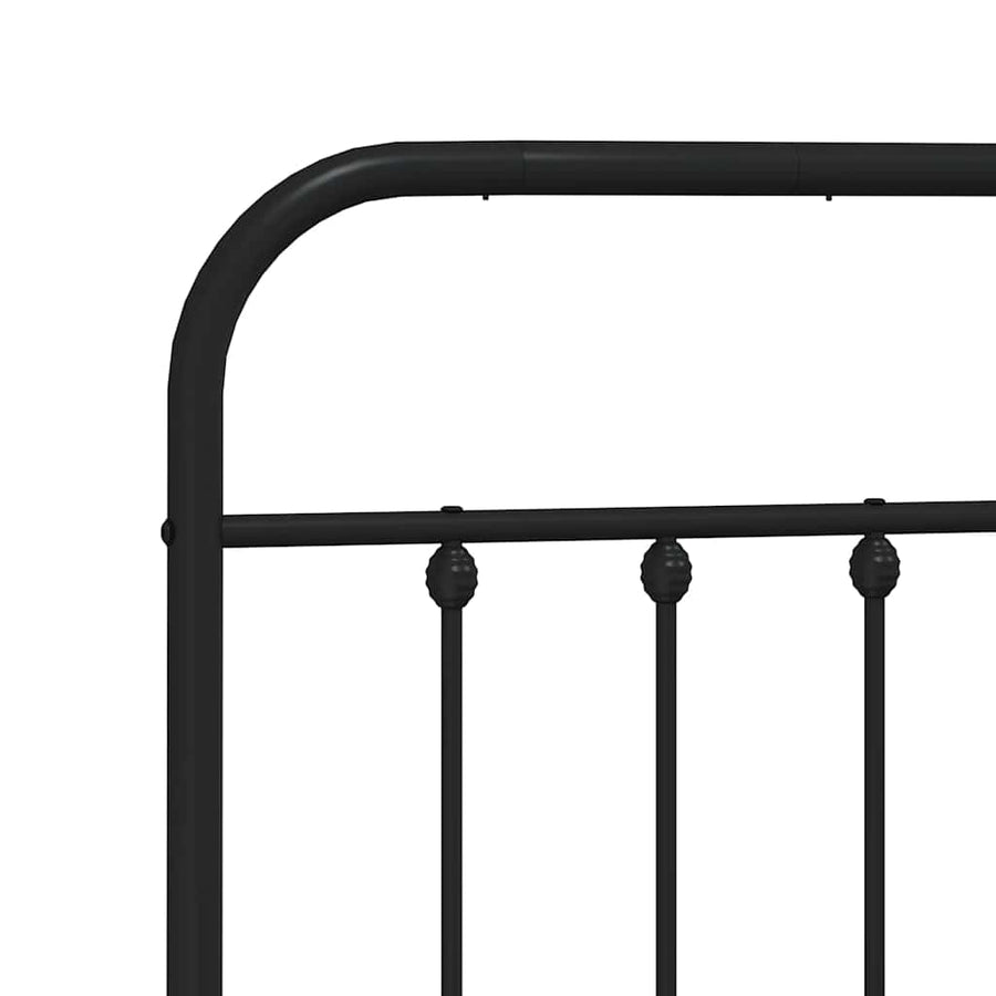 Bedframe Met Hoofd- En Voeteneinde Metaal 135 x 190 cm