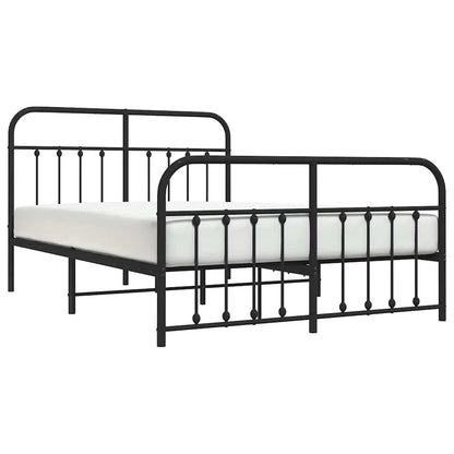 Bedframe Met Hoofd- En Voeteneinde Metaal 150 x 200 cm