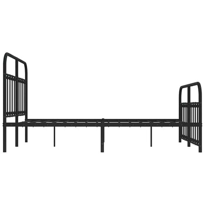 Bedframe Met Hoofd- En Voeteneinde Metaal 150 x 200 cm