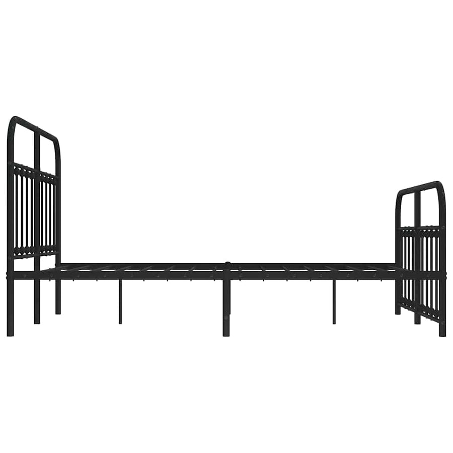 Bedframe Met Hoofd- En Voeteneinde Metaal 150 x 200 cm