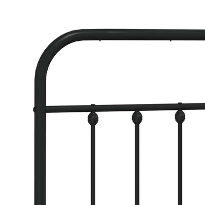 Bedframe Met Hoofd- En Voeteneinde Metaal 150 x 200 cm