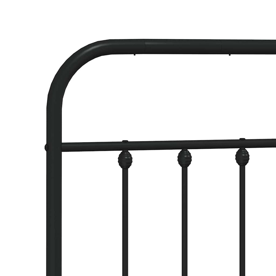 Bedframe Met Hoofd- En Voeteneinde Metaal 150 x 200 cm