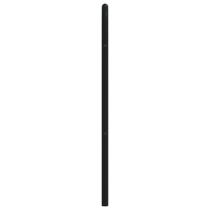 Hoofdbord Metaal Zwart 75 Cm