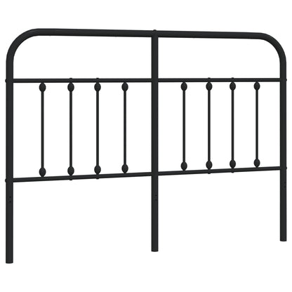 Hoofdbord Metaal Zwart 150 Cm