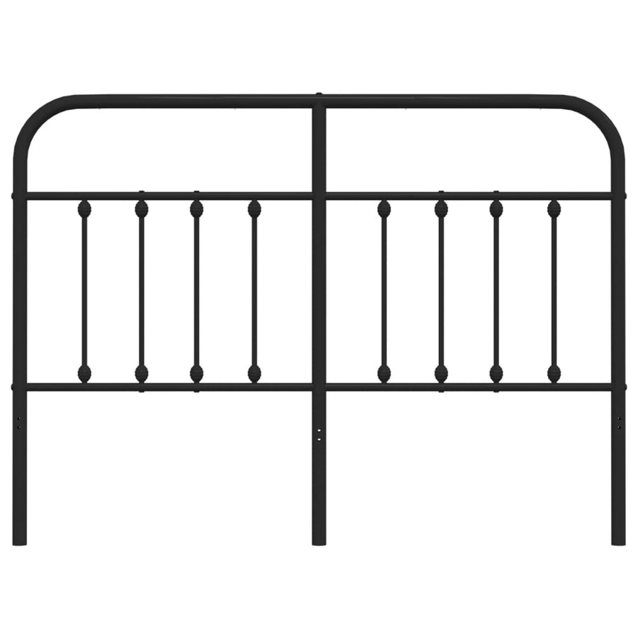 Hoofdbord Metaal Zwart 150 Cm