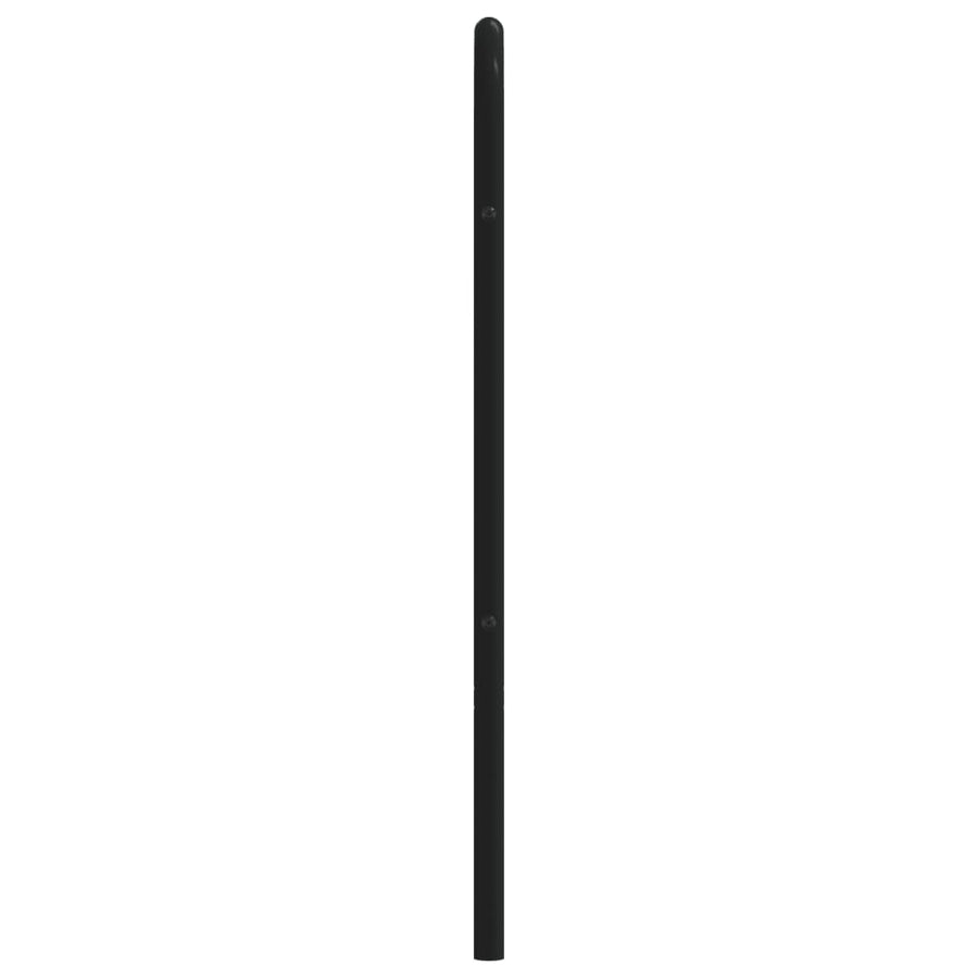 Hoofdbord Metaal Zwart 150 Cm