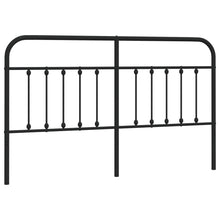 Hoofdbord Metaal Zwart 160 Cm