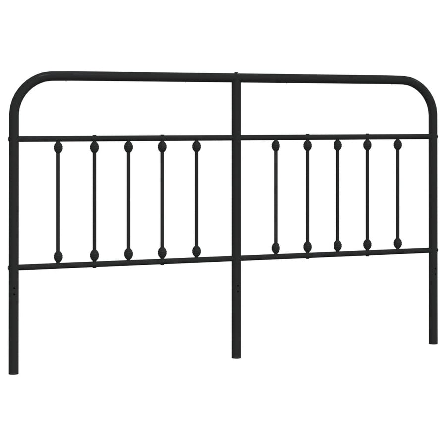 Hoofdbord Metaal Zwart 160 Cm