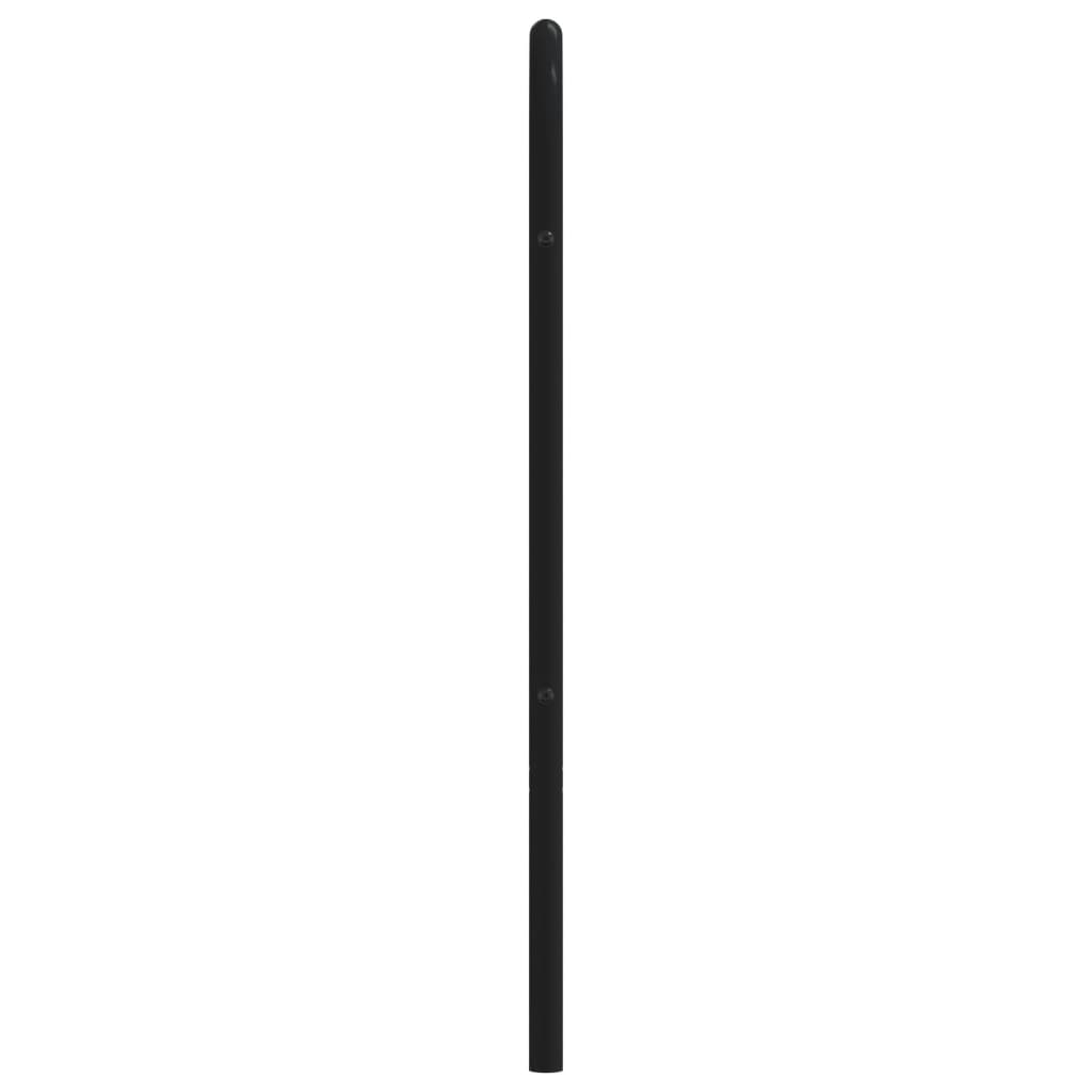 Hoofdbord Metaal Zwart 160 Cm