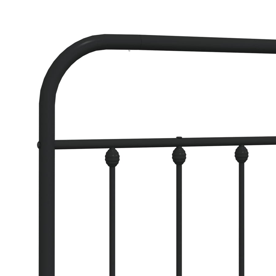 Hoofdbord Metaal Zwart 160 Cm