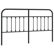 Hoofdbord Metaal Zwart 180 Cm