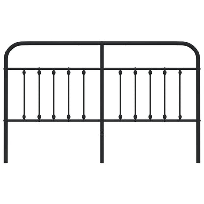 Hoofdbord Metaal Zwart 180 Cm