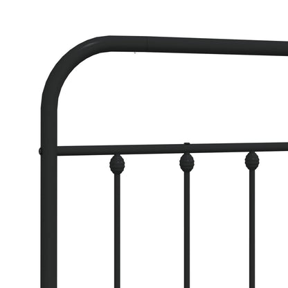 Hoofdbord Metaal Zwart 180 Cm