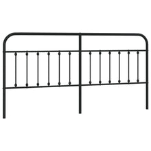 Hoofdbord Metaal Zwart 193 Cm