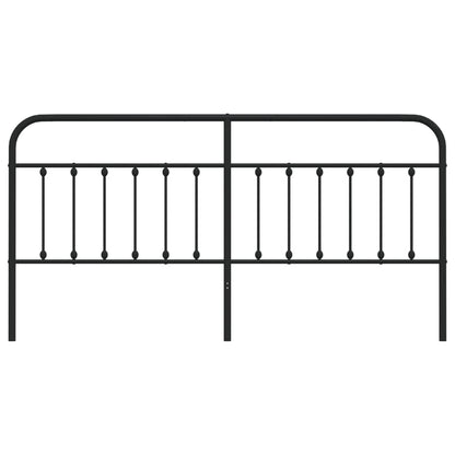 Hoofdbord Metaal Zwart 193 Cm
