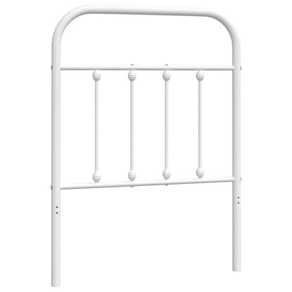 Hoofdbord Metaal Wit 75 Cm