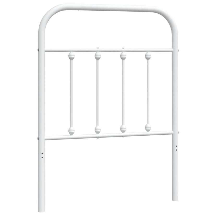 Hoofdbord Metaal Wit 75 Cm