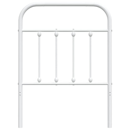 Hoofdbord Metaal Wit 75 Cm