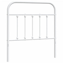 Hoofdbord Metaal Wit 80 Cm