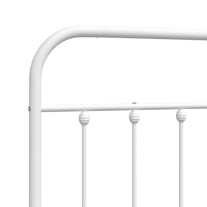 Hoofdbord Metaal Wit 80 Cm