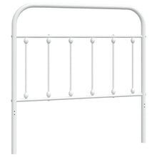 Hoofdbord Metaal Wit 100 Cm