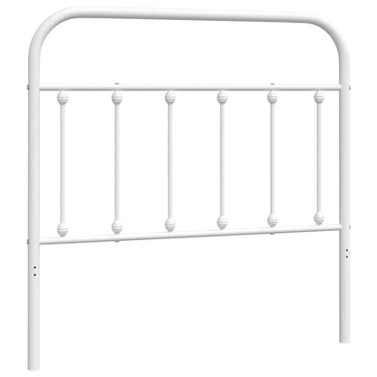Hoofdbord Metaal Wit 100 Cm