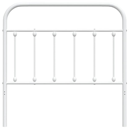 Hoofdbord Metaal Wit 100 Cm
