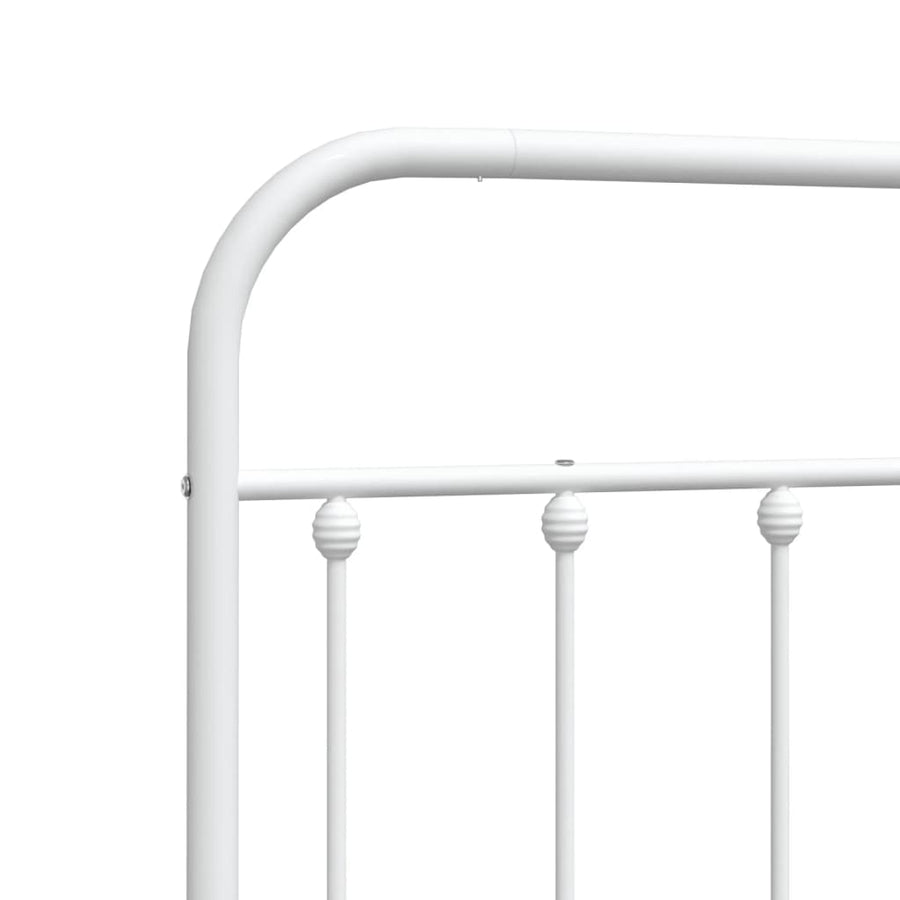 Hoofdbord Metaal Wit 100 Cm