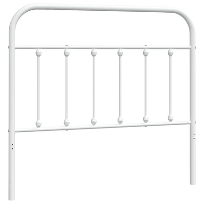 Hoofdbord Metaal 107 cm Wit