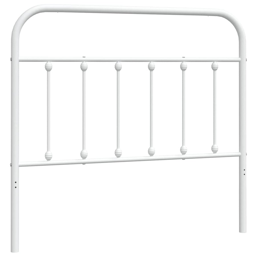 Hoofdbord Metaal 107 cm Wit