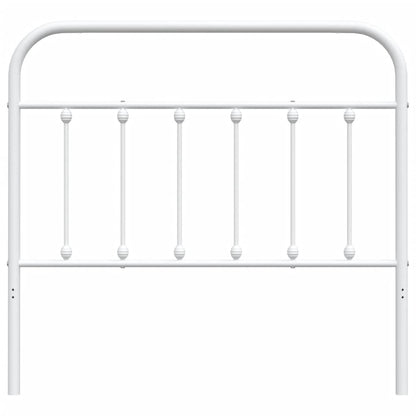 Hoofdbord Metaal 107 cm Wit