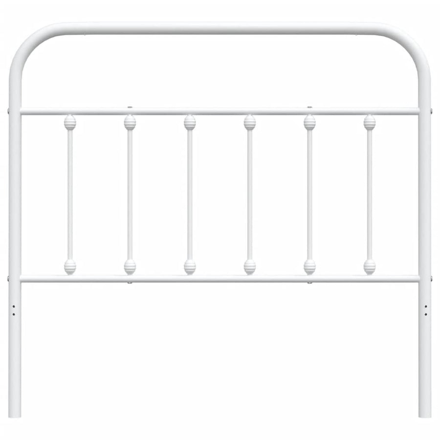 Hoofdbord Metaal 107 cm Wit
