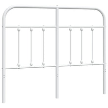 Hoofdbord Metaal Wit 120 Cm