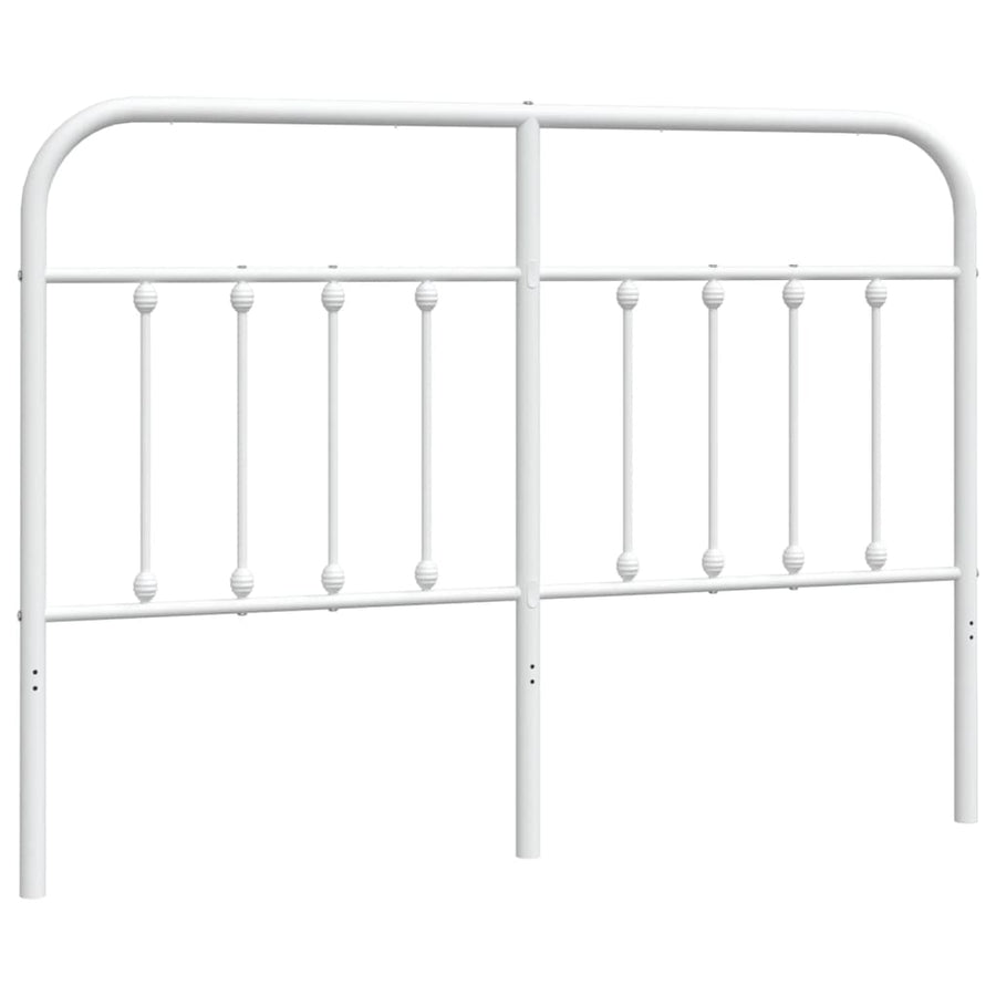 Hoofdbord Metaal 135 cm Wit
